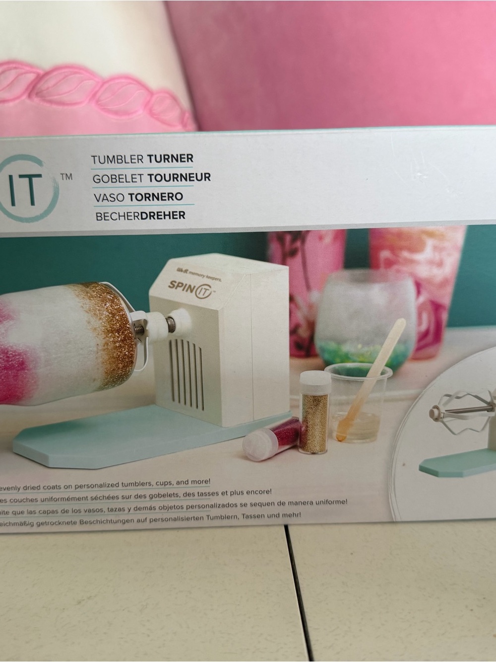 Spin It Tumbler Turner - White